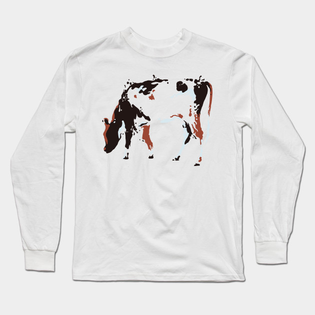 Vector Illustration Chocolate Dairy Cow